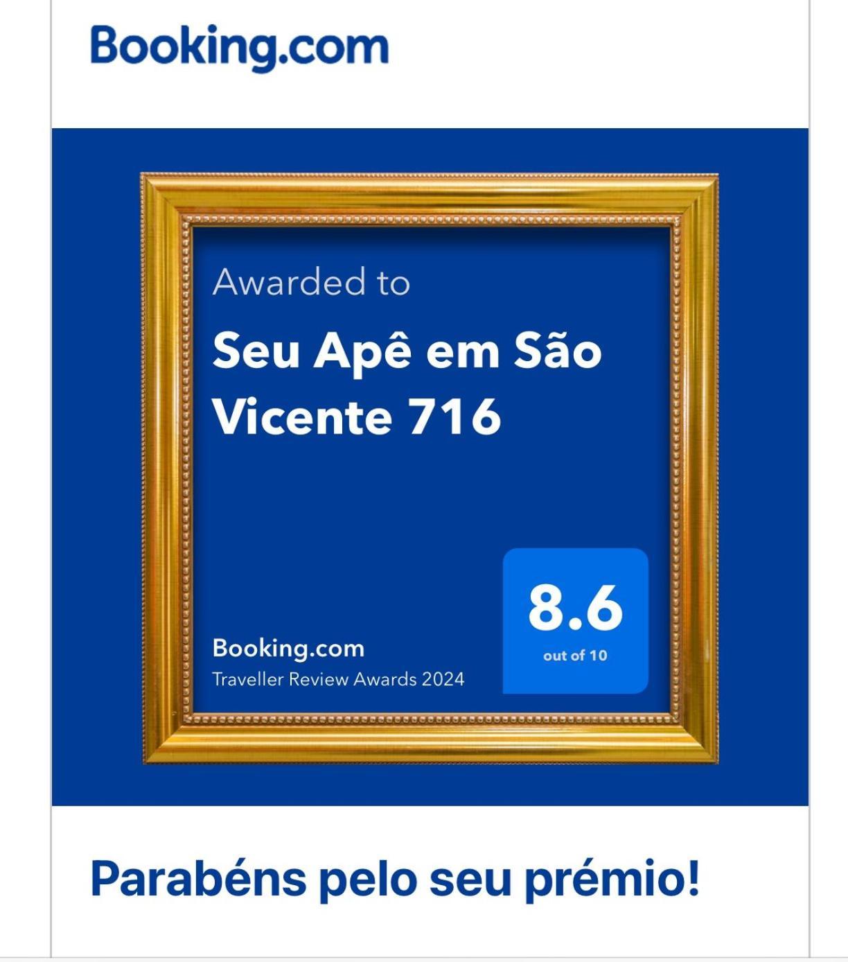 Seu Ap Na Praia São Vicente Exterior foto